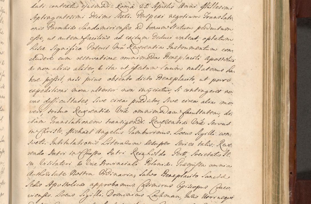 Zdjęcie nr 990 dla obiektu archiwalnego: Acta actorum episcopalium R. D. Casimiri a Łubna Łubiński, episcopi Cracoviensis, ducis Severiae ab anno 1714 ad annum 1719 conscripta. Volumen II
