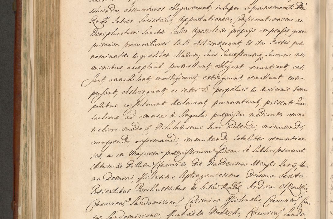 Zdjęcie nr 987 dla obiektu archiwalnego: Acta actorum episcopalium R. D. Casimiri a Łubna Łubiński, episcopi Cracoviensis, ducis Severiae ab anno 1714 ad annum 1719 conscripta. Volumen II