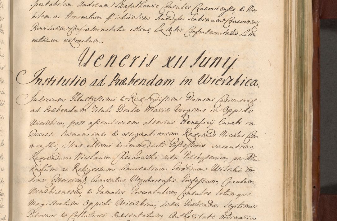 Zdjęcie nr 980 dla obiektu archiwalnego: Acta actorum episcopalium R. D. Casimiri a Łubna Łubiński, episcopi Cracoviensis, ducis Severiae ab anno 1714 ad annum 1719 conscripta. Volumen II