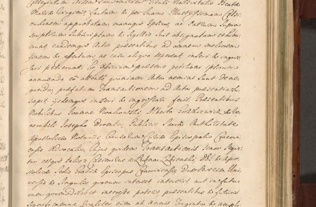 Zdjęcie nr 982 dla obiektu archiwalnego: Acta actorum episcopalium R. D. Casimiri a Łubna Łubiński, episcopi Cracoviensis, ducis Severiae ab anno 1714 ad annum 1719 conscripta. Volumen II