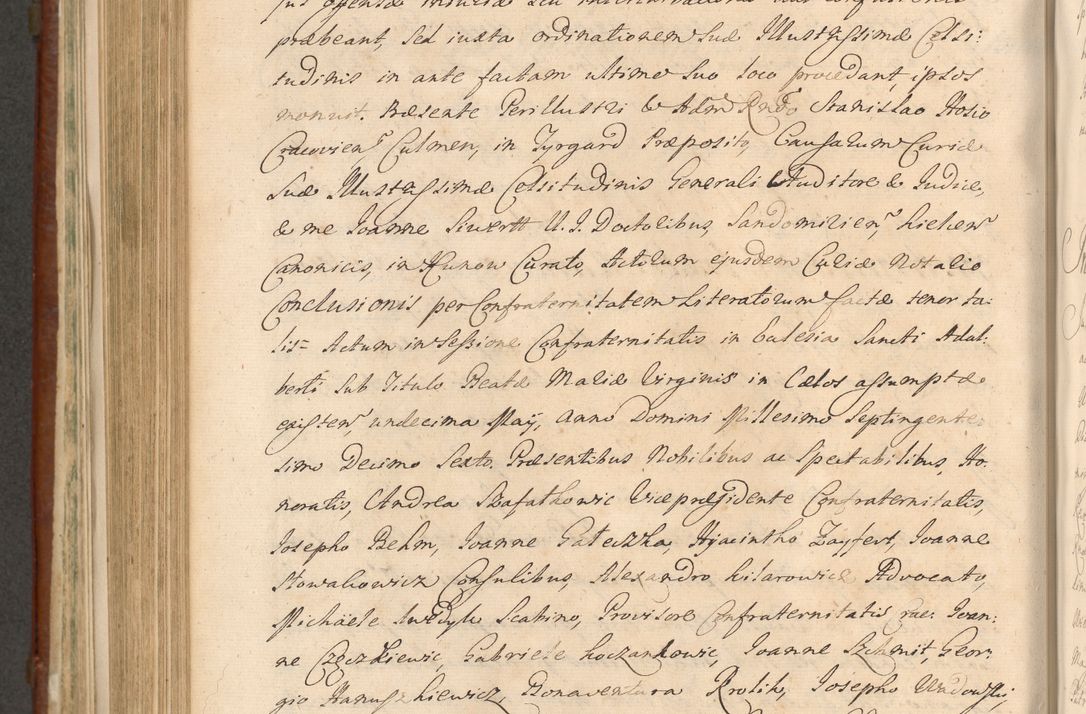 Zdjęcie nr 979 dla obiektu archiwalnego: Acta actorum episcopalium R. D. Casimiri a Łubna Łubiński, episcopi Cracoviensis, ducis Severiae ab anno 1714 ad annum 1719 conscripta. Volumen II
