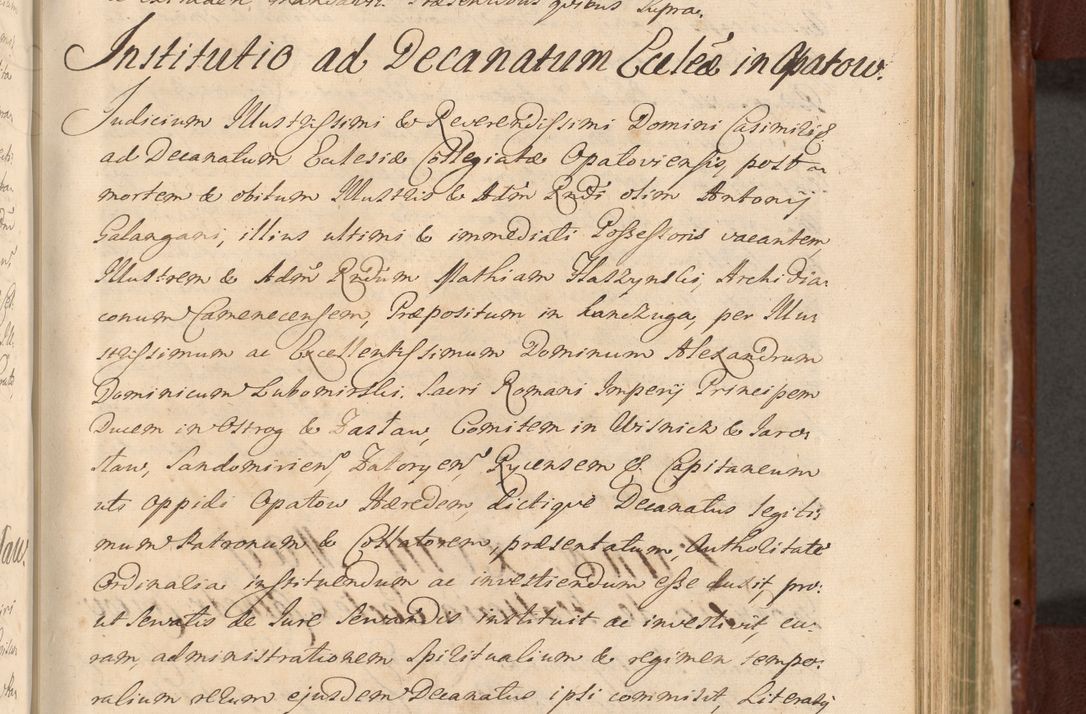 Zdjęcie nr 968 dla obiektu archiwalnego: Acta actorum episcopalium R. D. Casimiri a Łubna Łubiński, episcopi Cracoviensis, ducis Severiae ab anno 1714 ad annum 1719 conscripta. Volumen II