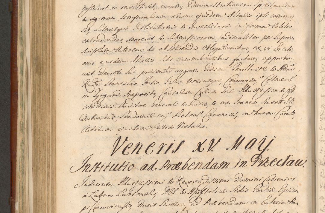 Zdjęcie nr 967 dla obiektu archiwalnego: Acta actorum episcopalium R. D. Casimiri a Łubna Łubiński, episcopi Cracoviensis, ducis Severiae ab anno 1714 ad annum 1719 conscripta. Volumen II