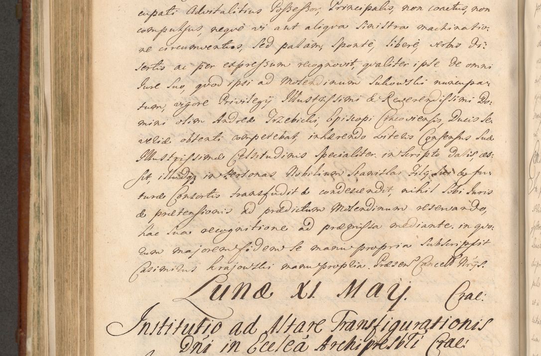Zdjęcie nr 963 dla obiektu archiwalnego: Acta actorum episcopalium R. D. Casimiri a Łubna Łubiński, episcopi Cracoviensis, ducis Severiae ab anno 1714 ad annum 1719 conscripta. Volumen II