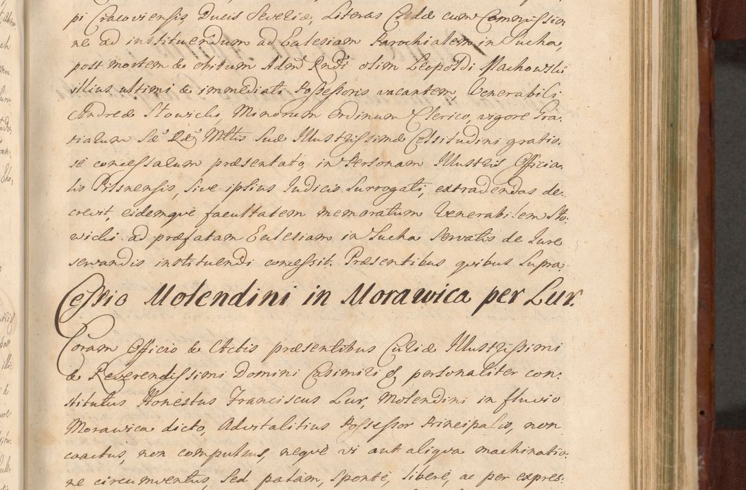 Zdjęcie nr 960 dla obiektu archiwalnego: Acta actorum episcopalium R. D. Casimiri a Łubna Łubiński, episcopi Cracoviensis, ducis Severiae ab anno 1714 ad annum 1719 conscripta. Volumen II