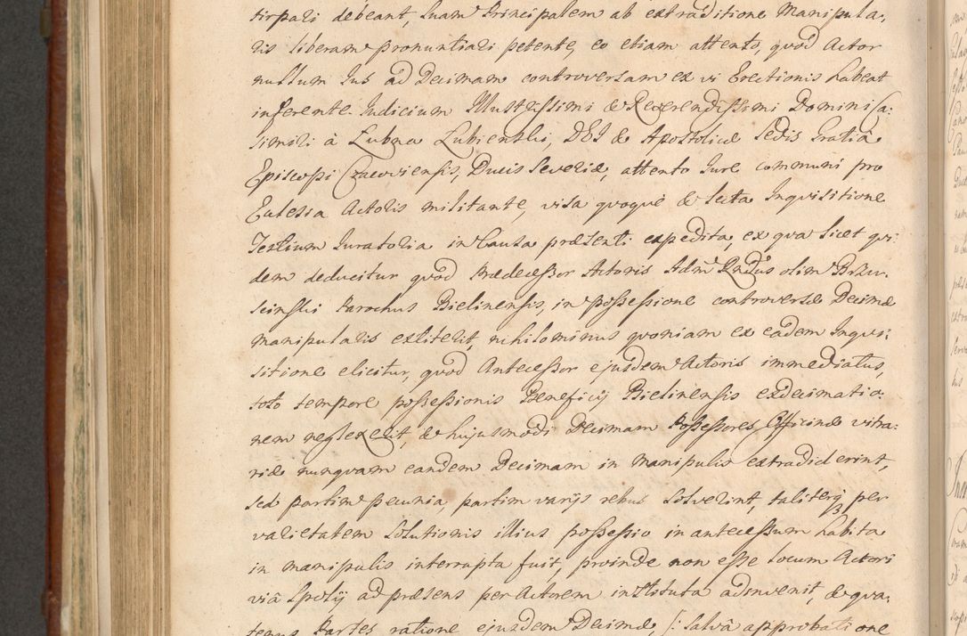Zdjęcie nr 947 dla obiektu archiwalnego: Acta actorum episcopalium R. D. Casimiri a Łubna Łubiński, episcopi Cracoviensis, ducis Severiae ab anno 1714 ad annum 1719 conscripta. Volumen II
