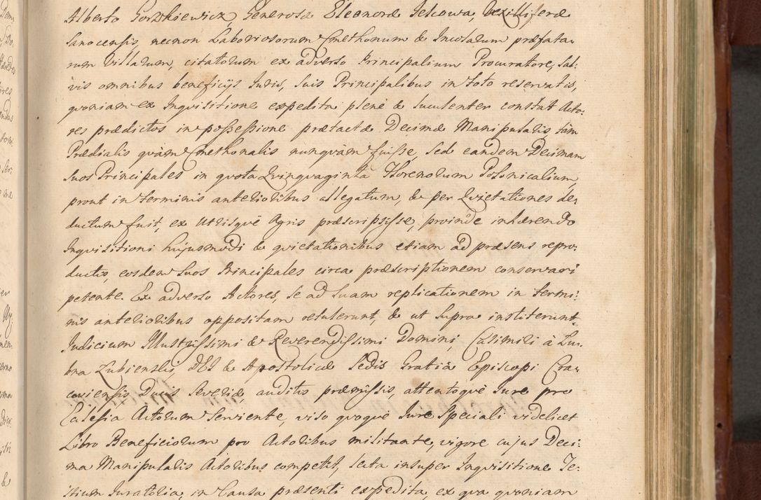Zdjęcie nr 944 dla obiektu archiwalnego: Acta actorum episcopalium R. D. Casimiri a Łubna Łubiński, episcopi Cracoviensis, ducis Severiae ab anno 1714 ad annum 1719 conscripta. Volumen II