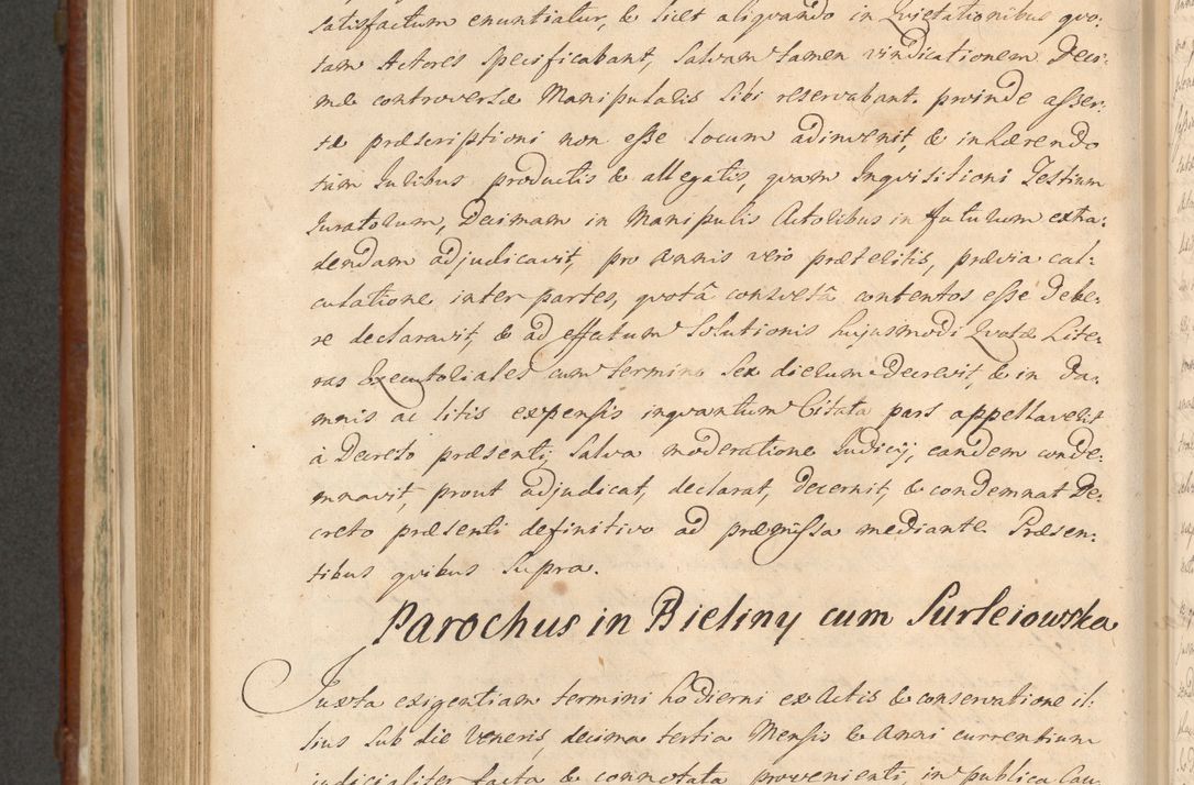 Zdjęcie nr 945 dla obiektu archiwalnego: Acta actorum episcopalium R. D. Casimiri a Łubna Łubiński, episcopi Cracoviensis, ducis Severiae ab anno 1714 ad annum 1719 conscripta. Volumen II