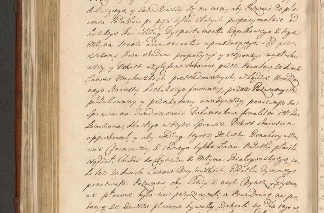 Zdjęcie nr 935 dla obiektu archiwalnego: Acta actorum episcopalium R. D. Casimiri a Łubna Łubiński, episcopi Cracoviensis, ducis Severiae ab anno 1714 ad annum 1719 conscripta. Volumen II