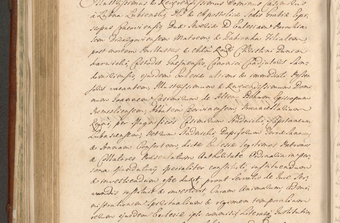Zdjęcie nr 923 dla obiektu archiwalnego: Acta actorum episcopalium R. D. Casimiri a Łubna Łubiński, episcopi Cracoviensis, ducis Severiae ab anno 1714 ad annum 1719 conscripta. Volumen II