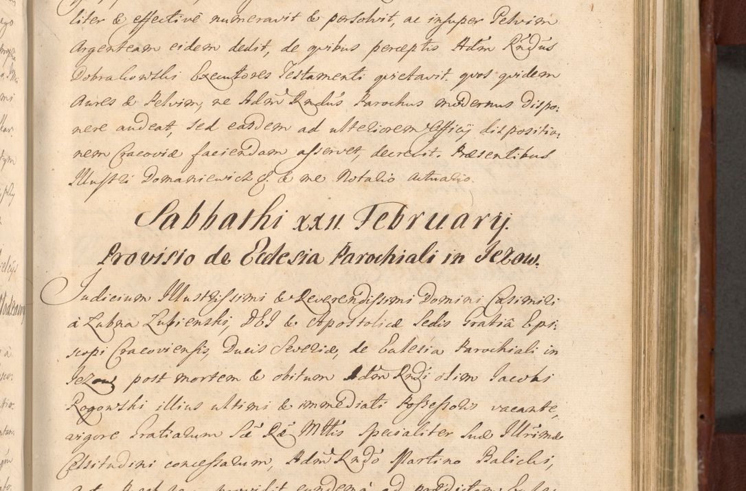 Zdjęcie nr 922 dla obiektu archiwalnego: Acta actorum episcopalium R. D. Casimiri a Łubna Łubiński, episcopi Cracoviensis, ducis Severiae ab anno 1714 ad annum 1719 conscripta. Volumen II