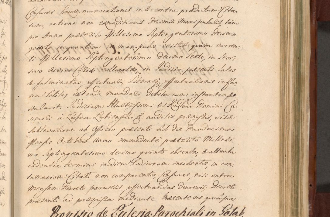 Zdjęcie nr 910 dla obiektu archiwalnego: Acta actorum episcopalium R. D. Casimiri a Łubna Łubiński, episcopi Cracoviensis, ducis Severiae ab anno 1714 ad annum 1719 conscripta. Volumen II