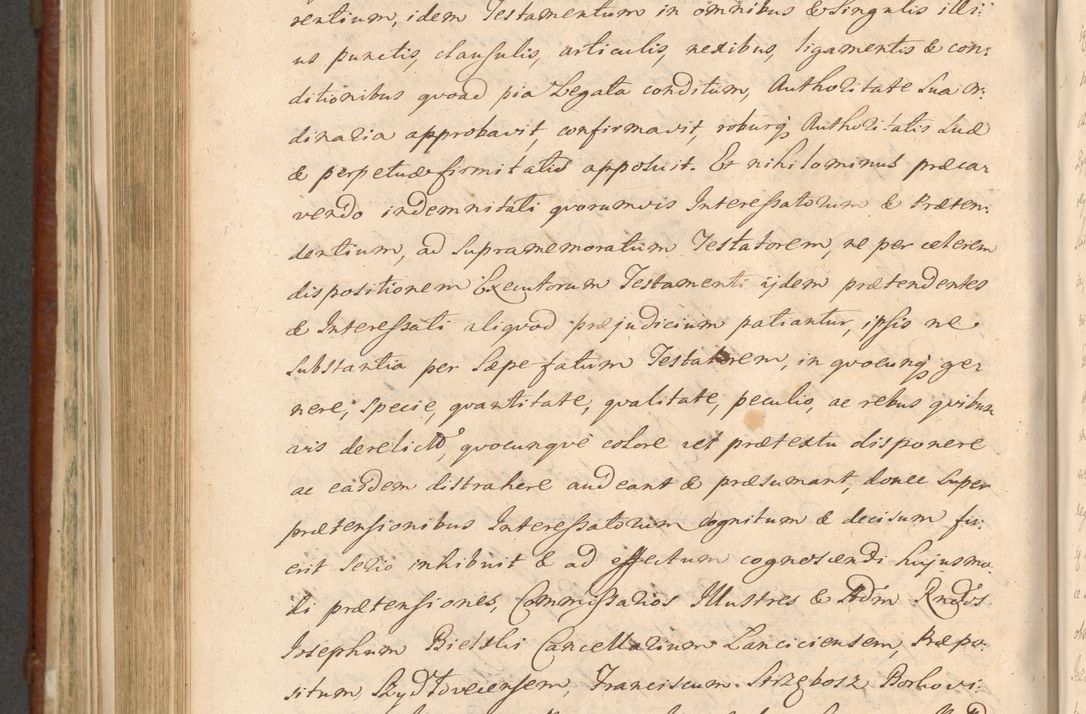 Zdjęcie nr 913 dla obiektu archiwalnego: Acta actorum episcopalium R. D. Casimiri a Łubna Łubiński, episcopi Cracoviensis, ducis Severiae ab anno 1714 ad annum 1719 conscripta. Volumen II