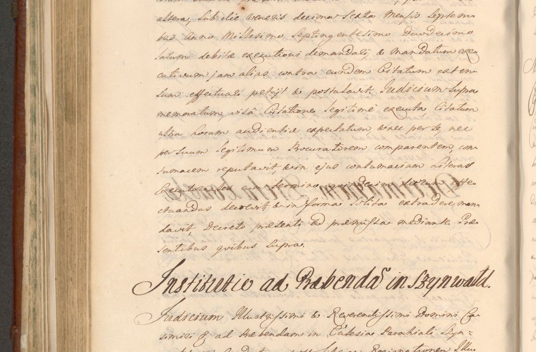 Zdjęcie nr 885 dla obiektu archiwalnego: Acta actorum episcopalium R. D. Casimiri a Łubna Łubiński, episcopi Cracoviensis, ducis Severiae ab anno 1714 ad annum 1719 conscripta. Volumen II