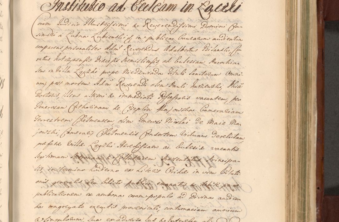 Zdjęcie nr 878 dla obiektu archiwalnego: Acta actorum episcopalium R. D. Casimiri a Łubna Łubiński, episcopi Cracoviensis, ducis Severiae ab anno 1714 ad annum 1719 conscripta. Volumen II
