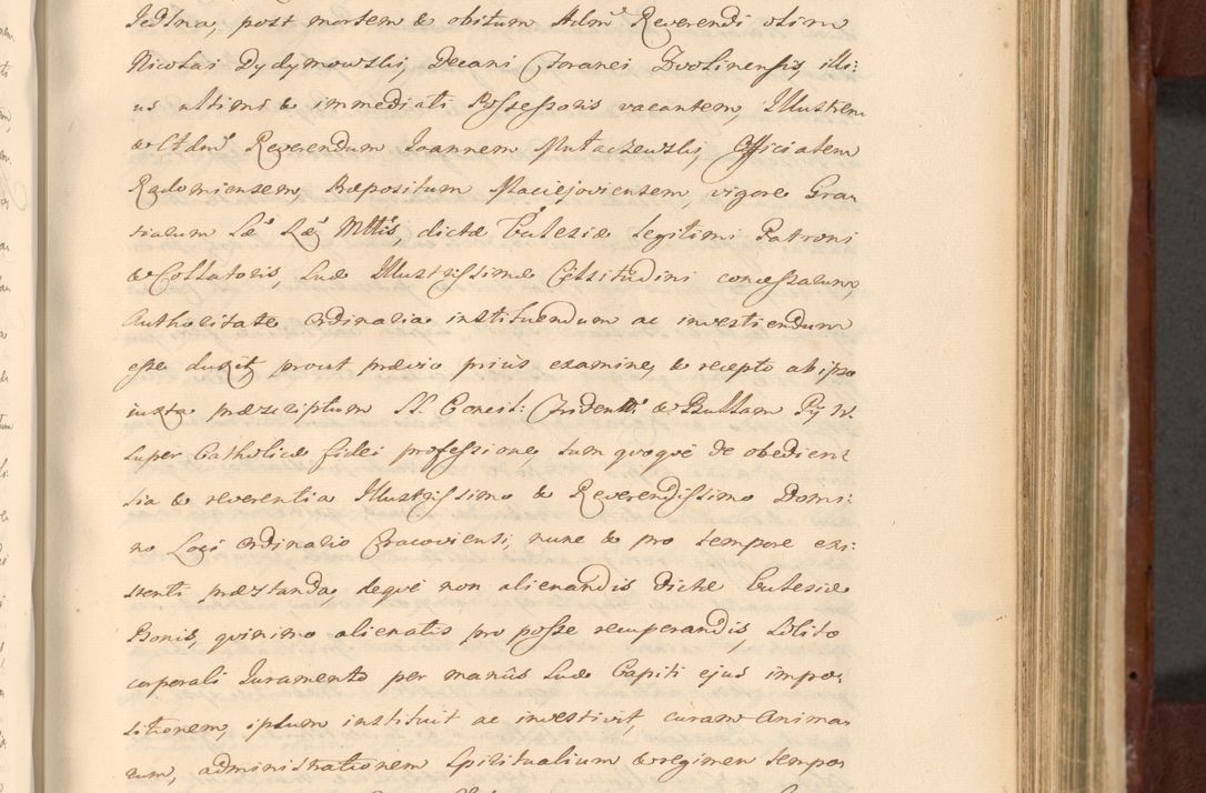 Zdjęcie nr 872 dla obiektu archiwalnego: Acta actorum episcopalium R. D. Casimiri a Łubna Łubiński, episcopi Cracoviensis, ducis Severiae ab anno 1714 ad annum 1719 conscripta. Volumen II