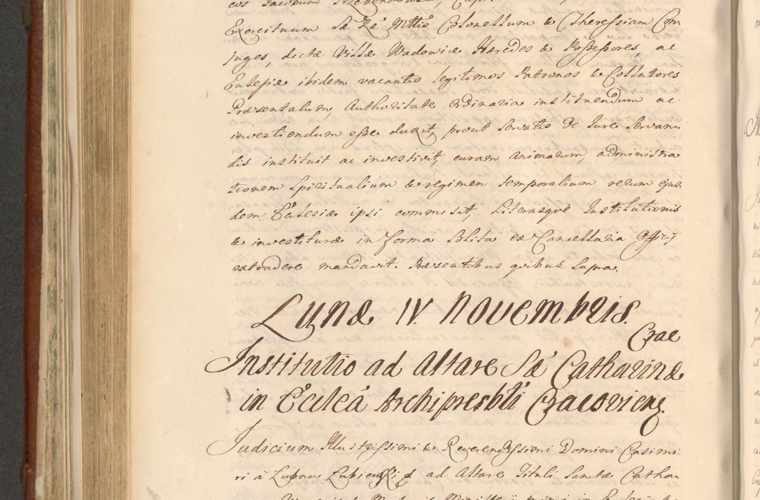 Zdjęcie nr 869 dla obiektu archiwalnego: Acta actorum episcopalium R. D. Casimiri a Łubna Łubiński, episcopi Cracoviensis, ducis Severiae ab anno 1714 ad annum 1719 conscripta. Volumen II