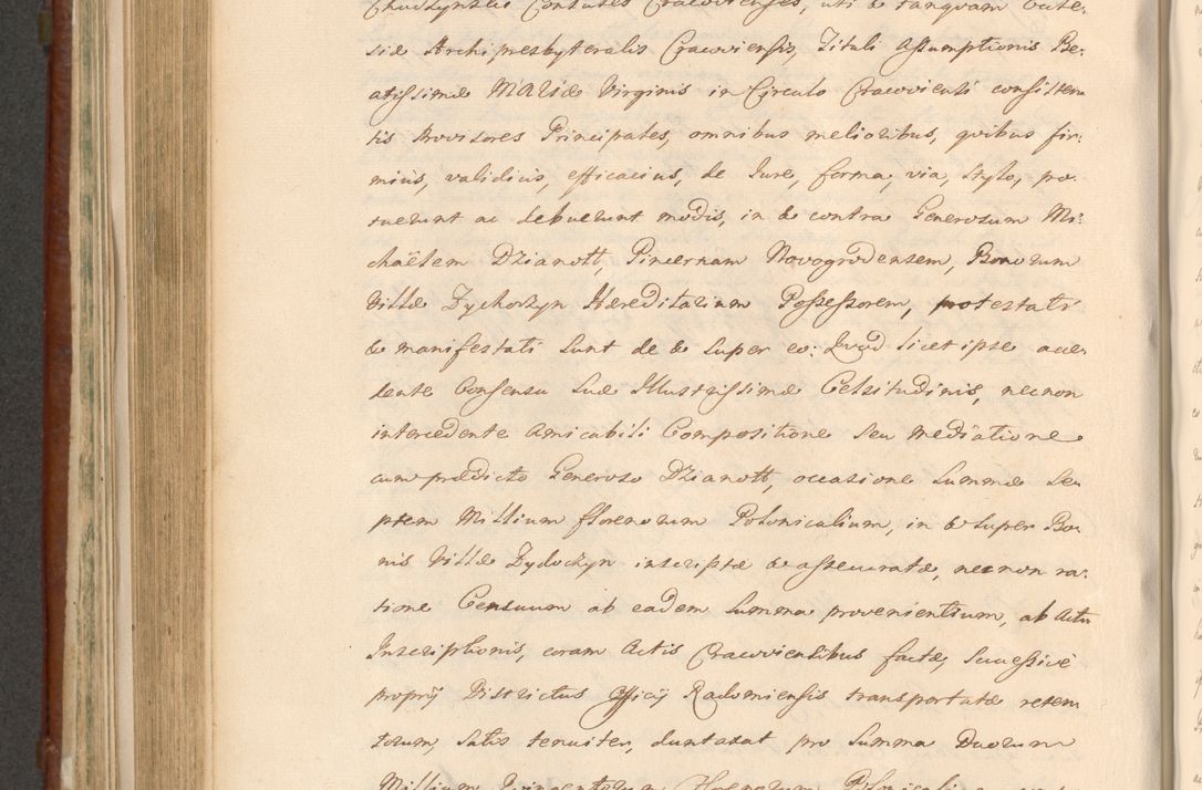 Zdjęcie nr 867 dla obiektu archiwalnego: Acta actorum episcopalium R. D. Casimiri a Łubna Łubiński, episcopi Cracoviensis, ducis Severiae ab anno 1714 ad annum 1719 conscripta. Volumen II