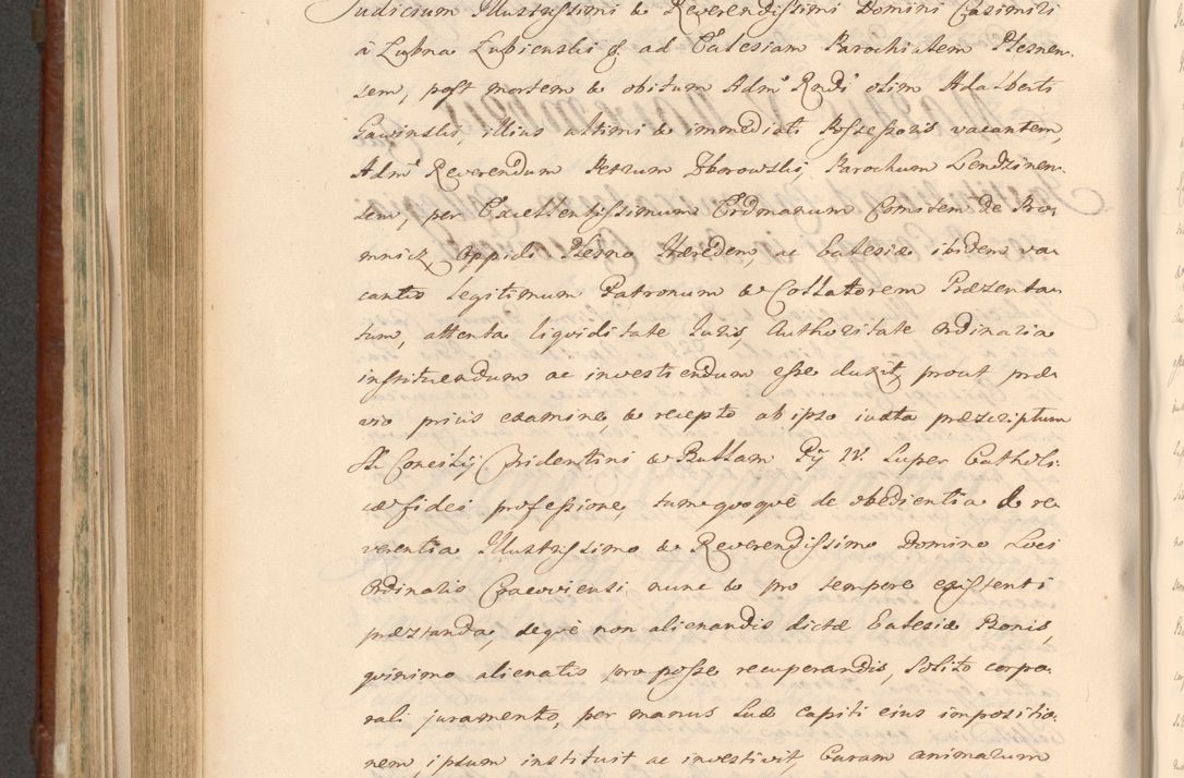 Zdjęcie nr 871 dla obiektu archiwalnego: Acta actorum episcopalium R. D. Casimiri a Łubna Łubiński, episcopi Cracoviensis, ducis Severiae ab anno 1714 ad annum 1719 conscripta. Volumen II