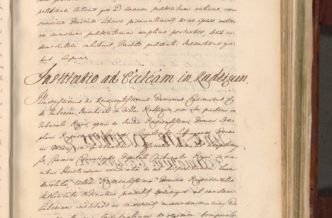 Zdjęcie nr 844 dla obiektu archiwalnego: Acta actorum episcopalium R. D. Casimiri a Łubna Łubiński, episcopi Cracoviensis, ducis Severiae ab anno 1714 ad annum 1719 conscripta. Volumen II