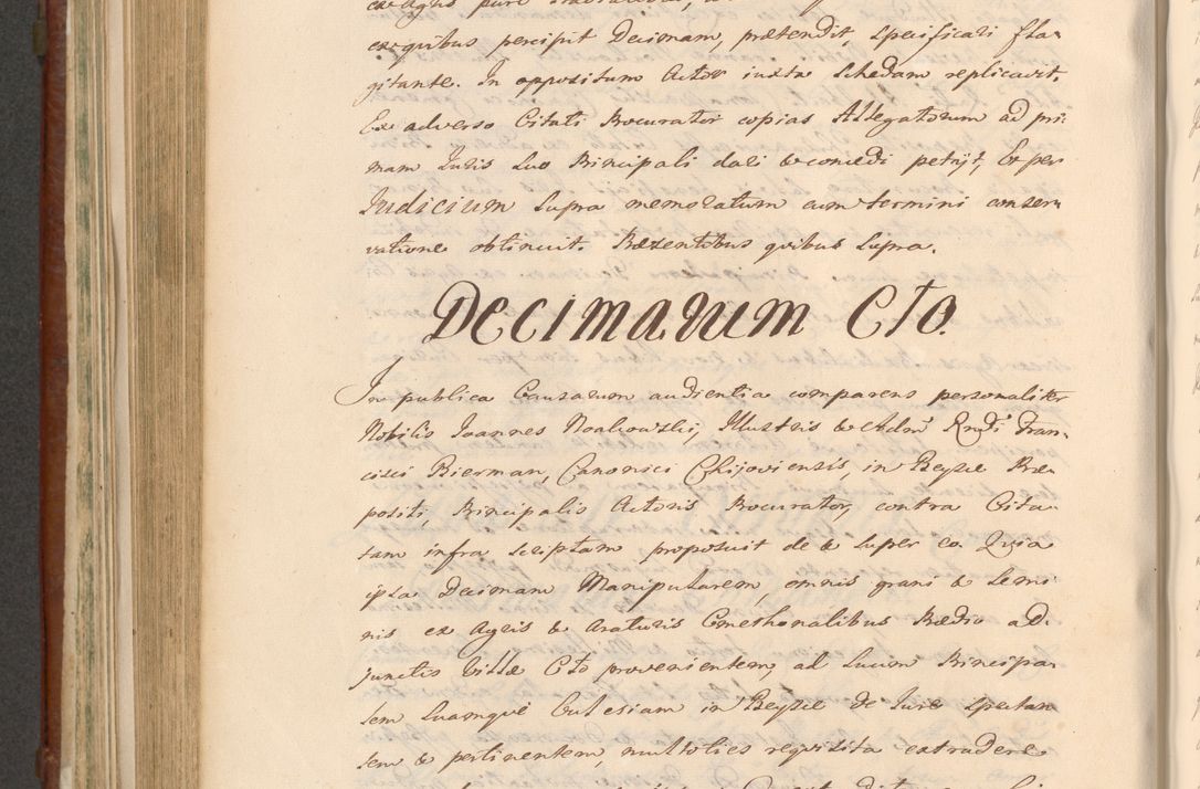 Zdjęcie nr 847 dla obiektu archiwalnego: Acta actorum episcopalium R. D. Casimiri a Łubna Łubiński, episcopi Cracoviensis, ducis Severiae ab anno 1714 ad annum 1719 conscripta. Volumen II