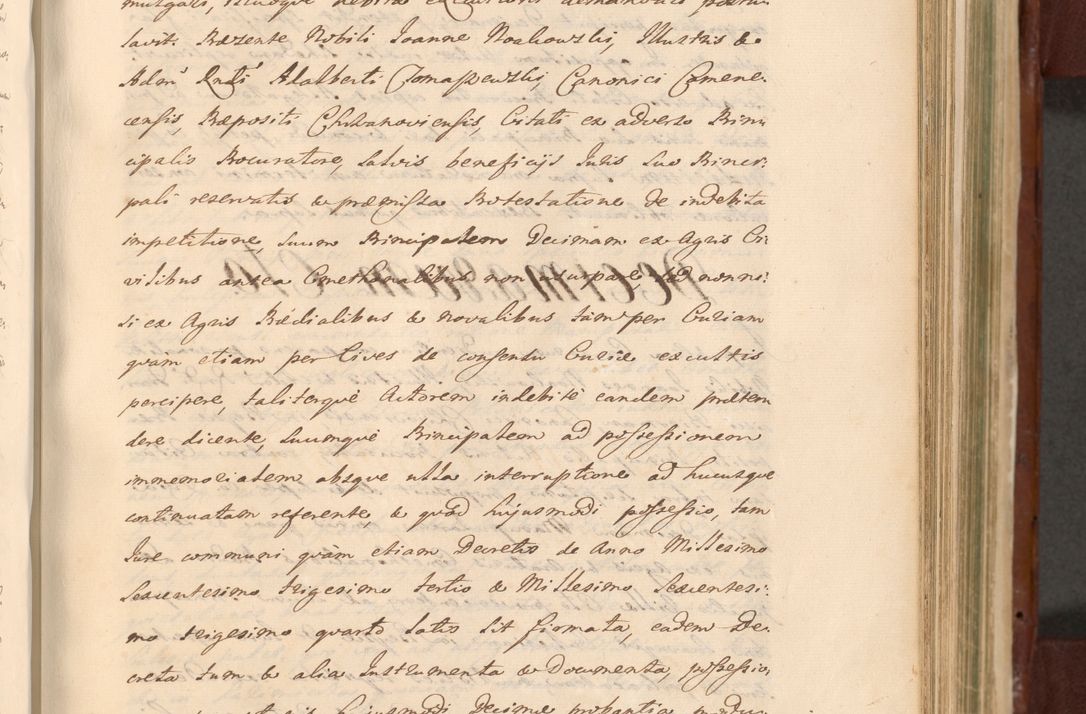 Zdjęcie nr 846 dla obiektu archiwalnego: Acta actorum episcopalium R. D. Casimiri a Łubna Łubiński, episcopi Cracoviensis, ducis Severiae ab anno 1714 ad annum 1719 conscripta. Volumen II