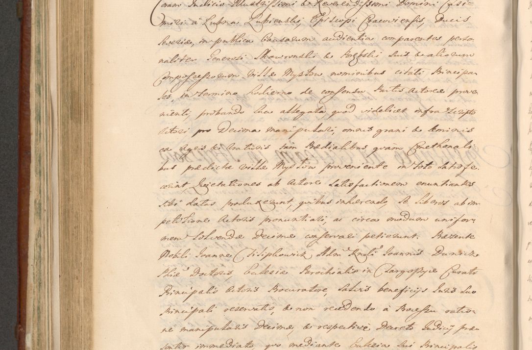 Zdjęcie nr 839 dla obiektu archiwalnego: Acta actorum episcopalium R. D. Casimiri a Łubna Łubiński, episcopi Cracoviensis, ducis Severiae ab anno 1714 ad annum 1719 conscripta. Volumen II