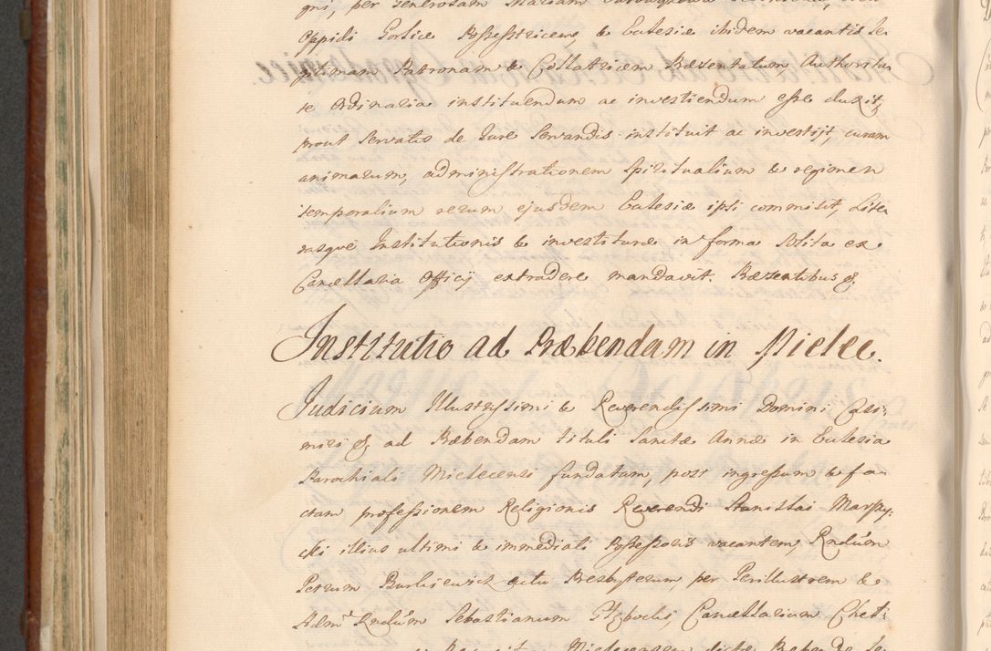 Zdjęcie nr 831 dla obiektu archiwalnego: Acta actorum episcopalium R. D. Casimiri a Łubna Łubiński, episcopi Cracoviensis, ducis Severiae ab anno 1714 ad annum 1719 conscripta. Volumen II