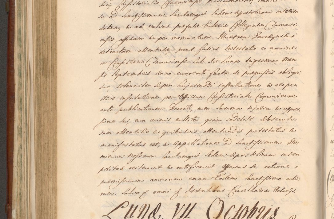 Zdjęcie nr 835 dla obiektu archiwalnego: Acta actorum episcopalium R. D. Casimiri a Łubna Łubiński, episcopi Cracoviensis, ducis Severiae ab anno 1714 ad annum 1719 conscripta. Volumen II