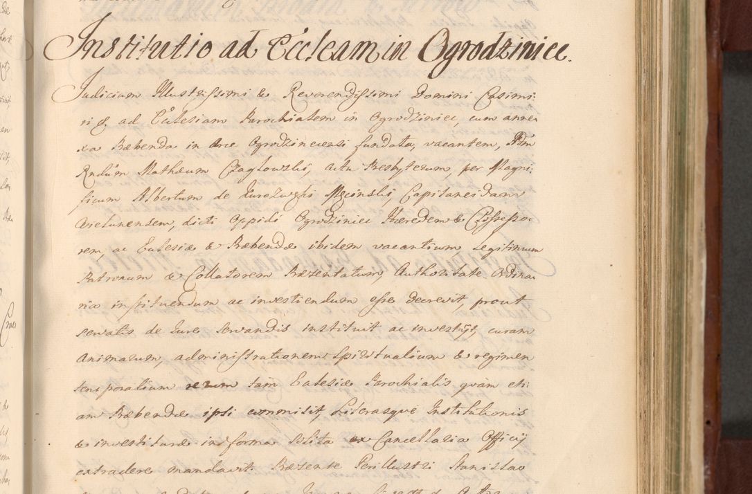 Zdjęcie nr 830 dla obiektu archiwalnego: Acta actorum episcopalium R. D. Casimiri a Łubna Łubiński, episcopi Cracoviensis, ducis Severiae ab anno 1714 ad annum 1719 conscripta. Volumen II