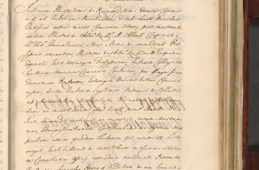 Zdjęcie nr 828 dla obiektu archiwalnego: Acta actorum episcopalium R. D. Casimiri a Łubna Łubiński, episcopi Cracoviensis, ducis Severiae ab anno 1714 ad annum 1719 conscripta. Volumen II