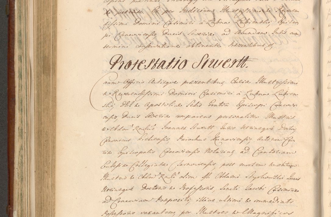 Zdjęcie nr 821 dla obiektu archiwalnego: Acta actorum episcopalium R. D. Casimiri a Łubna Łubiński, episcopi Cracoviensis, ducis Severiae ab anno 1714 ad annum 1719 conscripta. Volumen II
