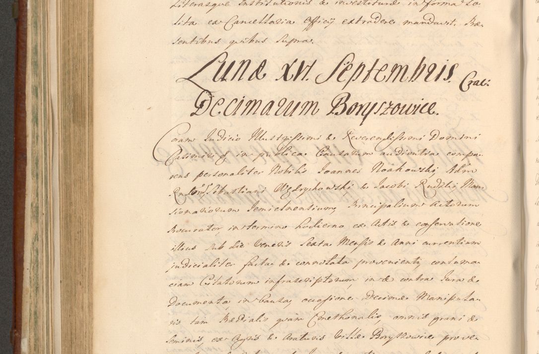 Zdjęcie nr 811 dla obiektu archiwalnego: Acta actorum episcopalium R. D. Casimiri a Łubna Łubiński, episcopi Cracoviensis, ducis Severiae ab anno 1714 ad annum 1719 conscripta. Volumen II