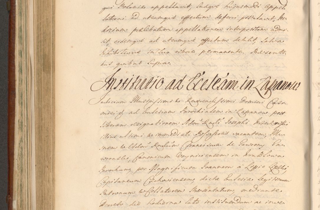 Zdjęcie nr 807 dla obiektu archiwalnego: Acta actorum episcopalium R. D. Casimiri a Łubna Łubiński, episcopi Cracoviensis, ducis Severiae ab anno 1714 ad annum 1719 conscripta. Volumen II