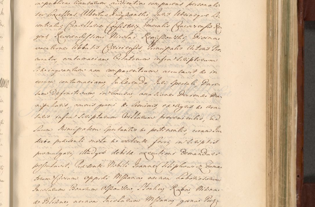 Zdjęcie nr 808 dla obiektu archiwalnego: Acta actorum episcopalium R. D. Casimiri a Łubna Łubiński, episcopi Cracoviensis, ducis Severiae ab anno 1714 ad annum 1719 conscripta. Volumen II
