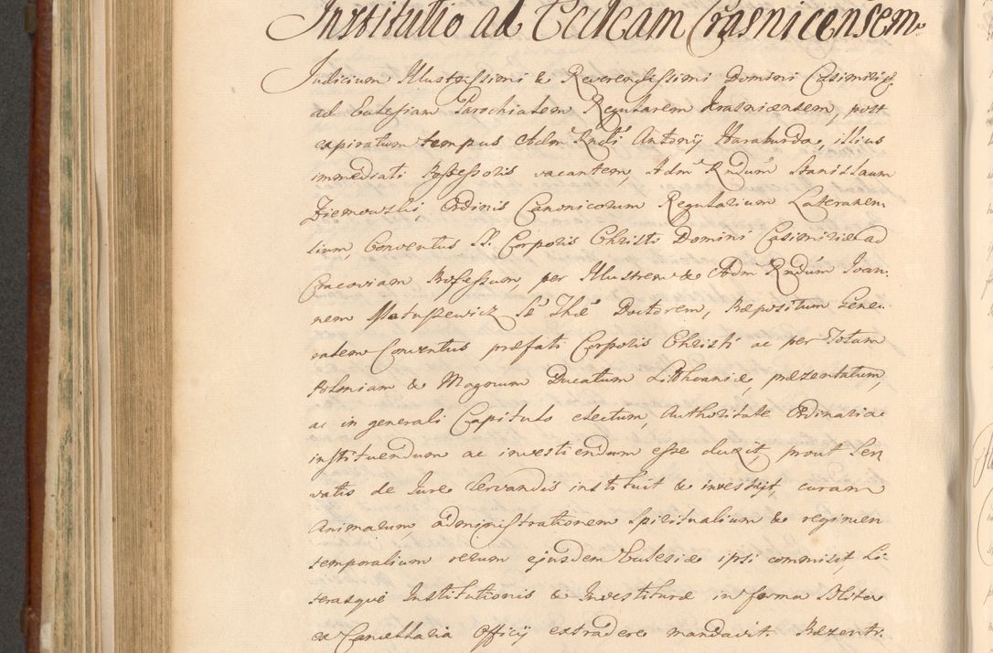 Zdjęcie nr 803 dla obiektu archiwalnego: Acta actorum episcopalium R. D. Casimiri a Łubna Łubiński, episcopi Cracoviensis, ducis Severiae ab anno 1714 ad annum 1719 conscripta. Volumen II