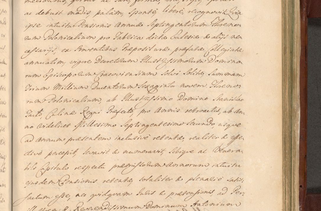 Zdjęcie nr 1196 dla obiektu archiwalnego: Acta actorum episcopalium R. D. Casimiri a Łubna Łubiński, episcopi Cracoviensis, ducis Severiae ab anno 1714 ad annum 1719 conscripta. Volumen II