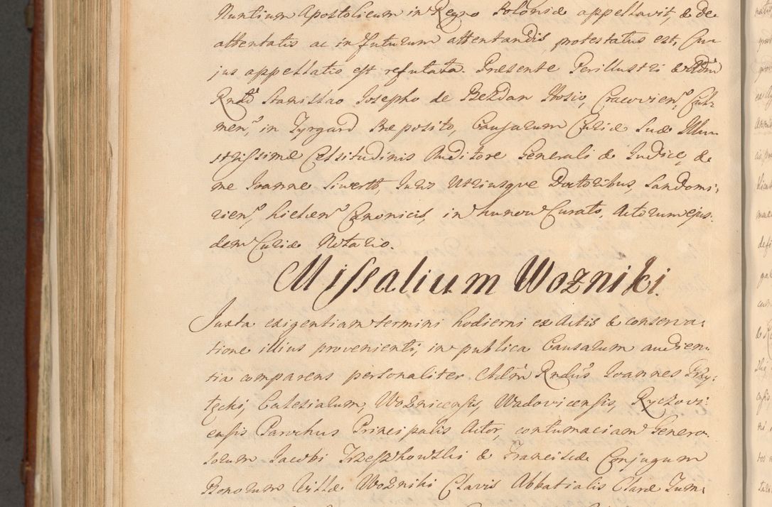 Zdjęcie nr 1193 dla obiektu archiwalnego: Acta actorum episcopalium R. D. Casimiri a Łubna Łubiński, episcopi Cracoviensis, ducis Severiae ab anno 1714 ad annum 1719 conscripta. Volumen II