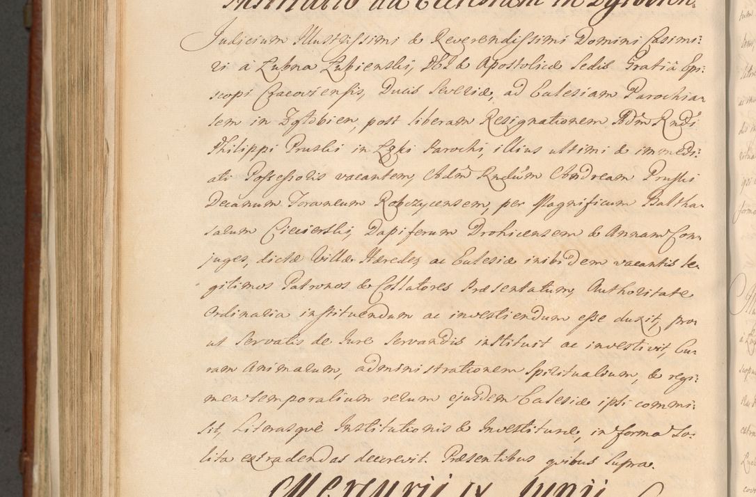 Zdjęcie nr 1197 dla obiektu archiwalnego: Acta actorum episcopalium R. D. Casimiri a Łubna Łubiński, episcopi Cracoviensis, ducis Severiae ab anno 1714 ad annum 1719 conscripta. Volumen II