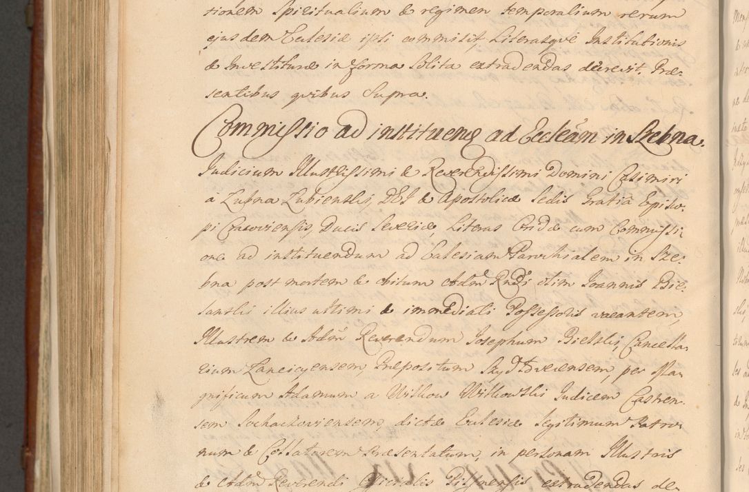 Zdjęcie nr 1191 dla obiektu archiwalnego: Acta actorum episcopalium R. D. Casimiri a Łubna Łubiński, episcopi Cracoviensis, ducis Severiae ab anno 1714 ad annum 1719 conscripta. Volumen II