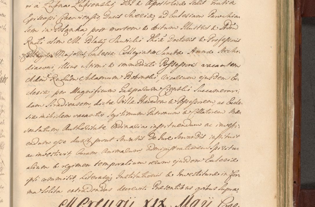Zdjęcie nr 1190 dla obiektu archiwalnego: Acta actorum episcopalium R. D. Casimiri a Łubna Łubiński, episcopi Cracoviensis, ducis Severiae ab anno 1714 ad annum 1719 conscripta. Volumen II