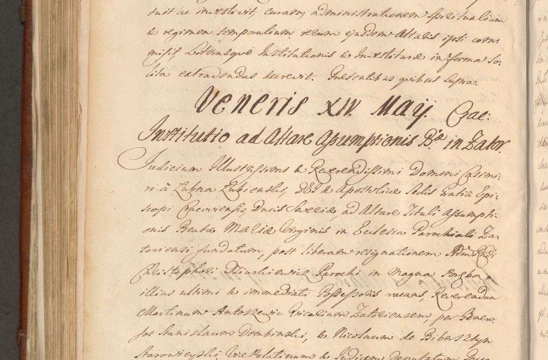 Zdjęcie nr 1189 dla obiektu archiwalnego: Acta actorum episcopalium R. D. Casimiri a Łubna Łubiński, episcopi Cracoviensis, ducis Severiae ab anno 1714 ad annum 1719 conscripta. Volumen II