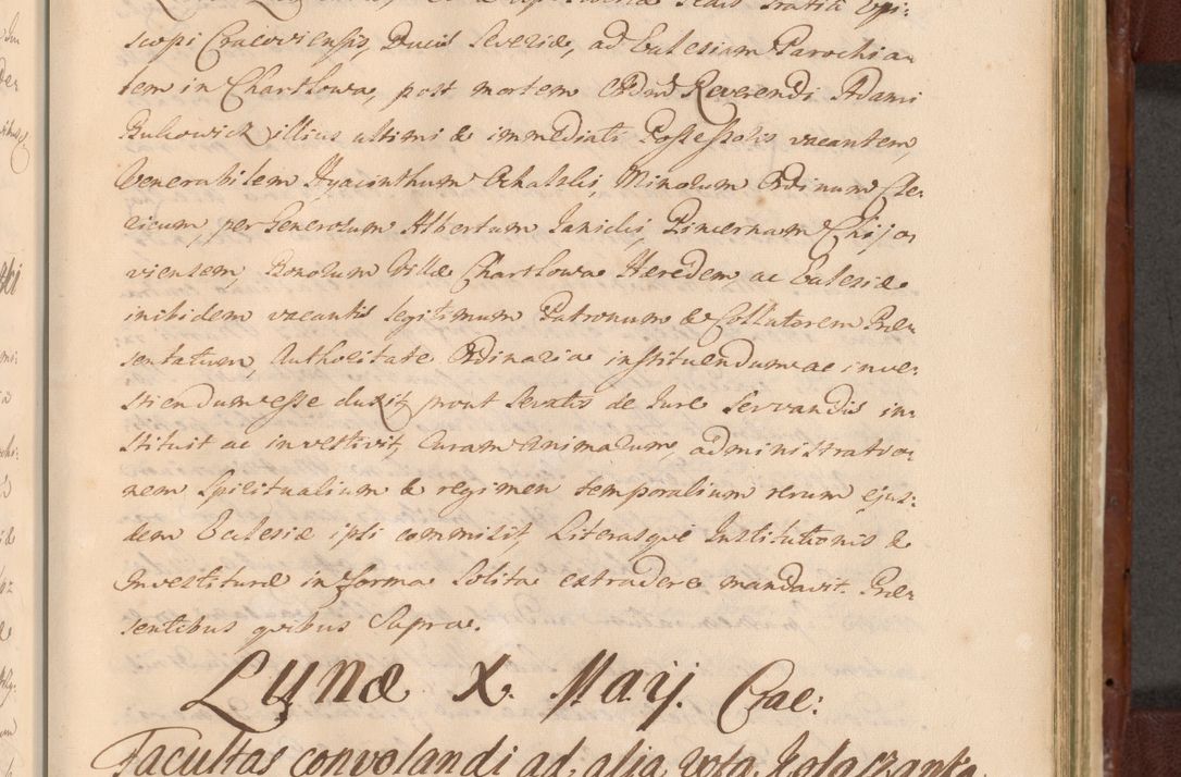 Zdjęcie nr 1182 dla obiektu archiwalnego: Acta actorum episcopalium R. D. Casimiri a Łubna Łubiński, episcopi Cracoviensis, ducis Severiae ab anno 1714 ad annum 1719 conscripta. Volumen II