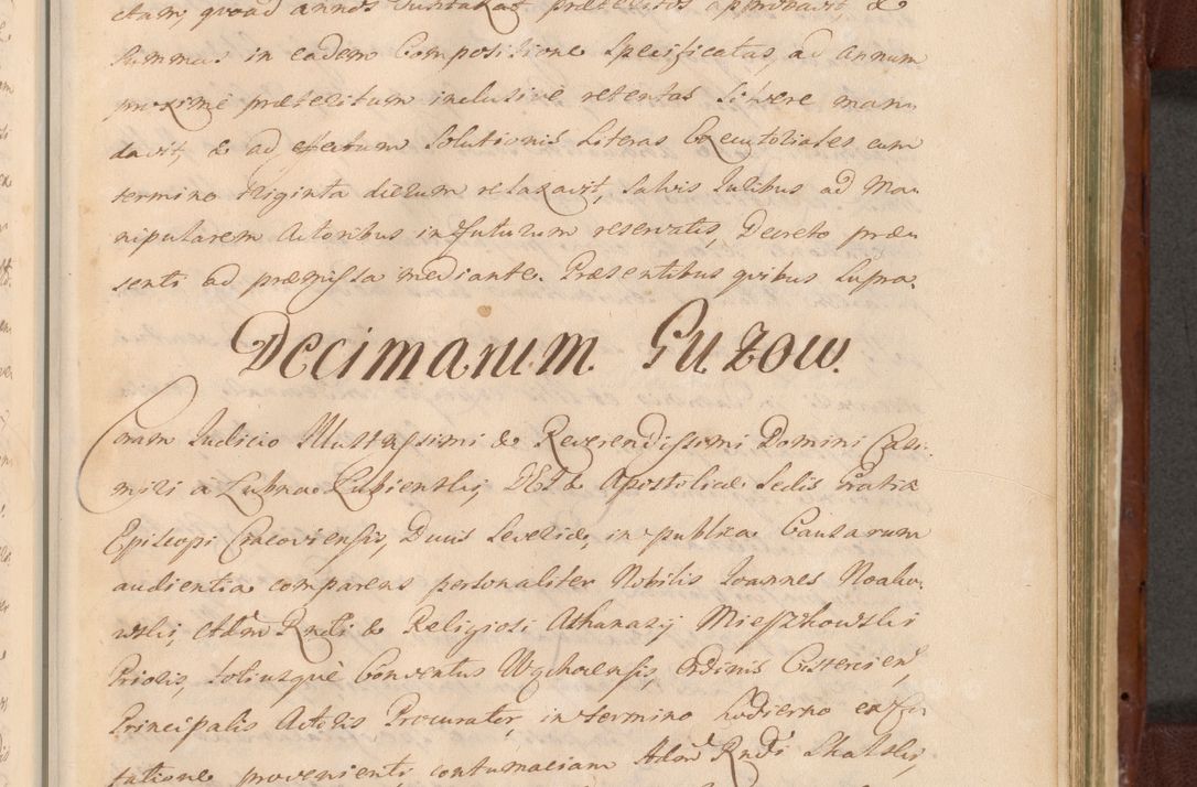 Zdjęcie nr 1178 dla obiektu archiwalnego: Acta actorum episcopalium R. D. Casimiri a Łubna Łubiński, episcopi Cracoviensis, ducis Severiae ab anno 1714 ad annum 1719 conscripta. Volumen II