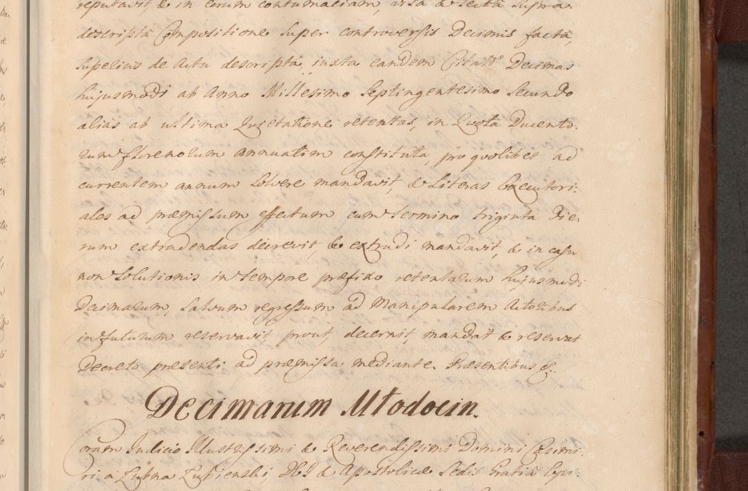Zdjęcie nr 1176 dla obiektu archiwalnego: Acta actorum episcopalium R. D. Casimiri a Łubna Łubiński, episcopi Cracoviensis, ducis Severiae ab anno 1714 ad annum 1719 conscripta. Volumen II