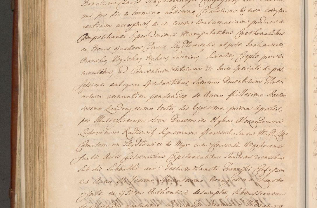 Zdjęcie nr 1175 dla obiektu archiwalnego: Acta actorum episcopalium R. D. Casimiri a Łubna Łubiński, episcopi Cracoviensis, ducis Severiae ab anno 1714 ad annum 1719 conscripta. Volumen II