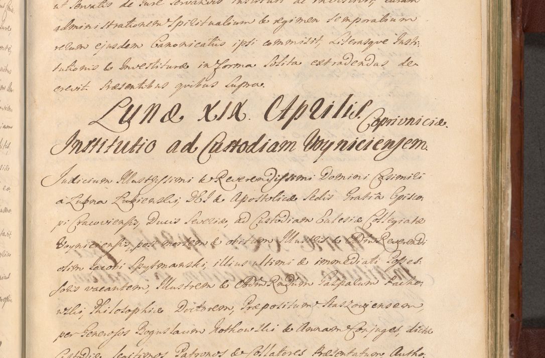 Zdjęcie nr 1170 dla obiektu archiwalnego: Acta actorum episcopalium R. D. Casimiri a Łubna Łubiński, episcopi Cracoviensis, ducis Severiae ab anno 1714 ad annum 1719 conscripta. Volumen II
