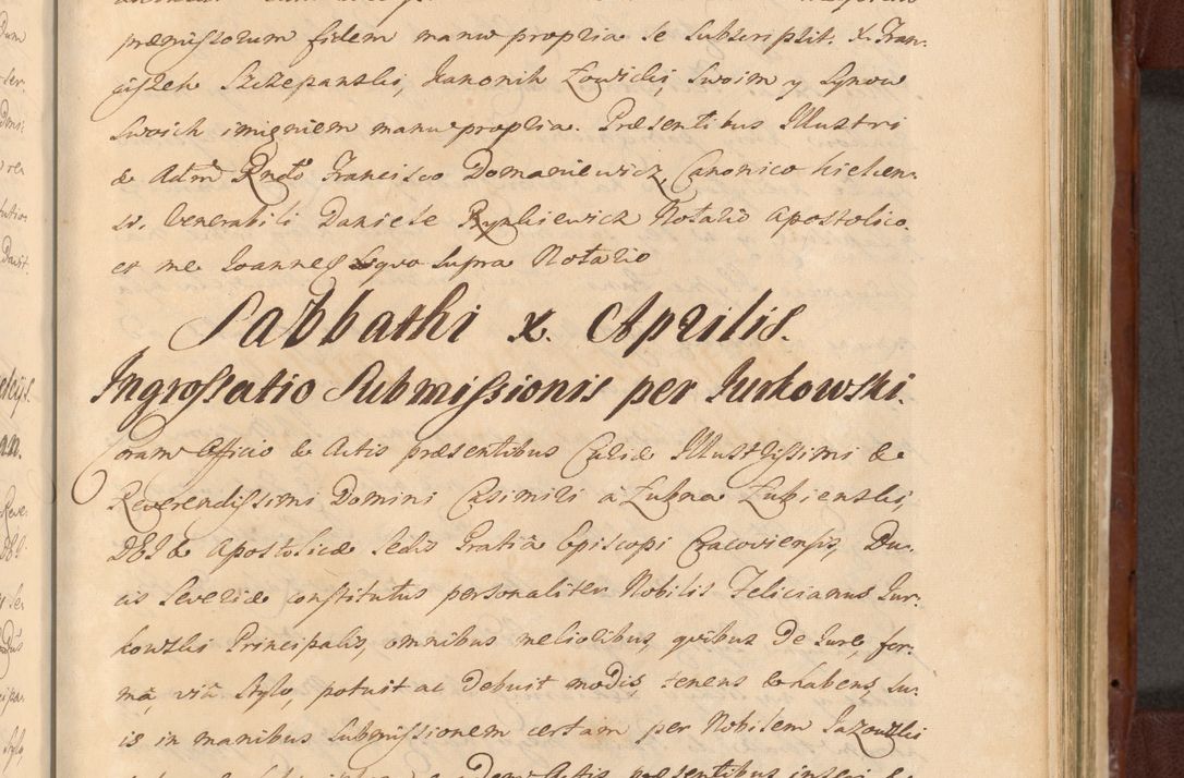 Zdjęcie nr 1166 dla obiektu archiwalnego: Acta actorum episcopalium R. D. Casimiri a Łubna Łubiński, episcopi Cracoviensis, ducis Severiae ab anno 1714 ad annum 1719 conscripta. Volumen II