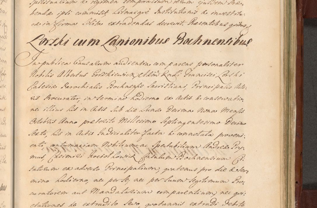 Zdjęcie nr 1158 dla obiektu archiwalnego: Acta actorum episcopalium R. D. Casimiri a Łubna Łubiński, episcopi Cracoviensis, ducis Severiae ab anno 1714 ad annum 1719 conscripta. Volumen II