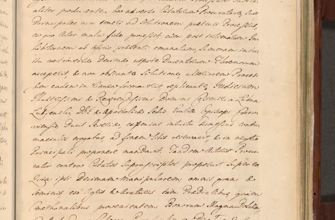 Zdjęcie nr 1160 dla obiektu archiwalnego: Acta actorum episcopalium R. D. Casimiri a Łubna Łubiński, episcopi Cracoviensis, ducis Severiae ab anno 1714 ad annum 1719 conscripta. Volumen II